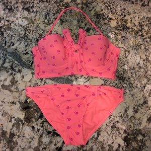 NWOT Candie’s 2 piece Swimsuit